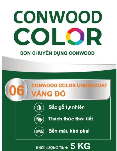CONWOOD COLOR UNDERCOAT 06 VÀNG ĐỎ 5KG
