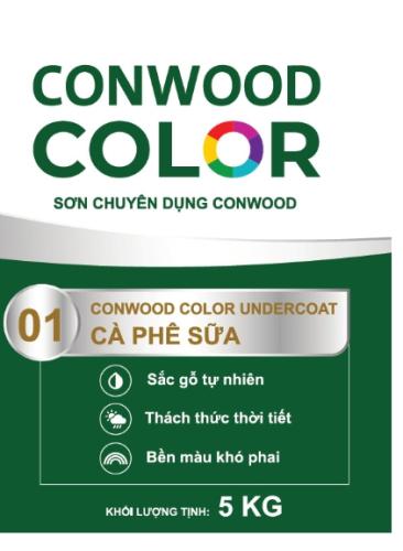 CONWOOD COLOR UNDERCOAT 01 CÀ PHÊ SỮA 5KG