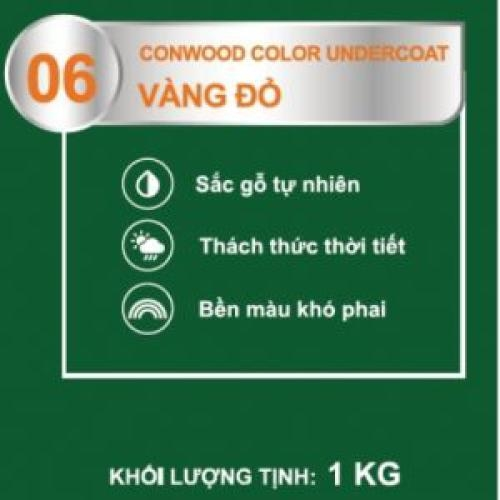 CONWOOD COLOR UNDERCOAT 06 VÀNG ĐỎ 1KG